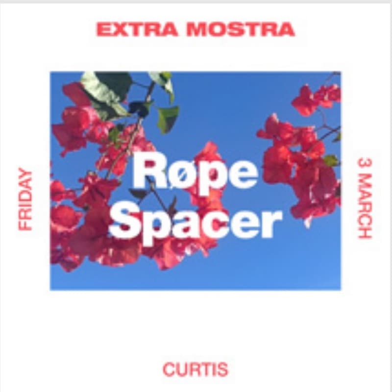 Flyer: Friday 3 March, Curtis Audiophile Cafe — Røpe and Spacer